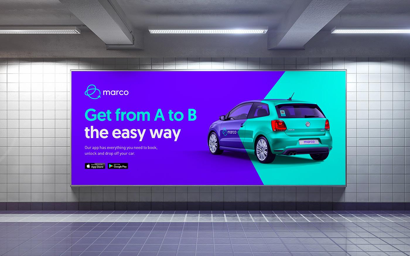 無障礙汽車共享平臺Marco品牌形象設(shè)計