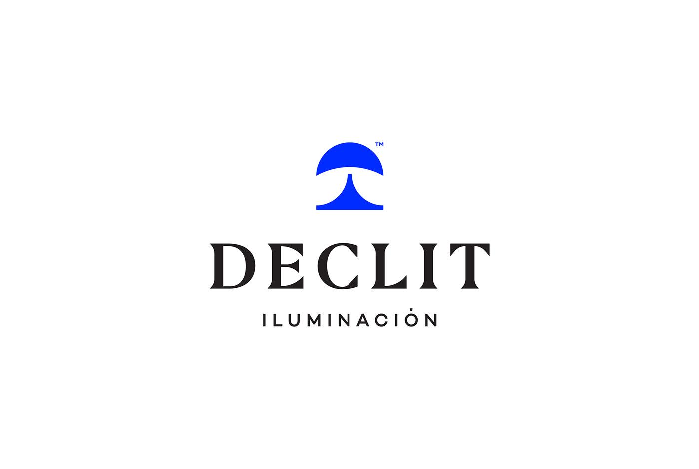 Declit家居燈具品牌標志設(shè)計