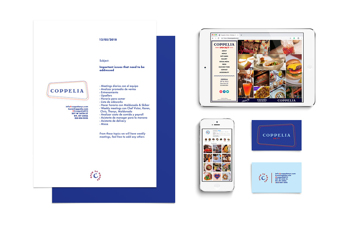 Coppelia NYC餐飲品牌VI設(shè)計