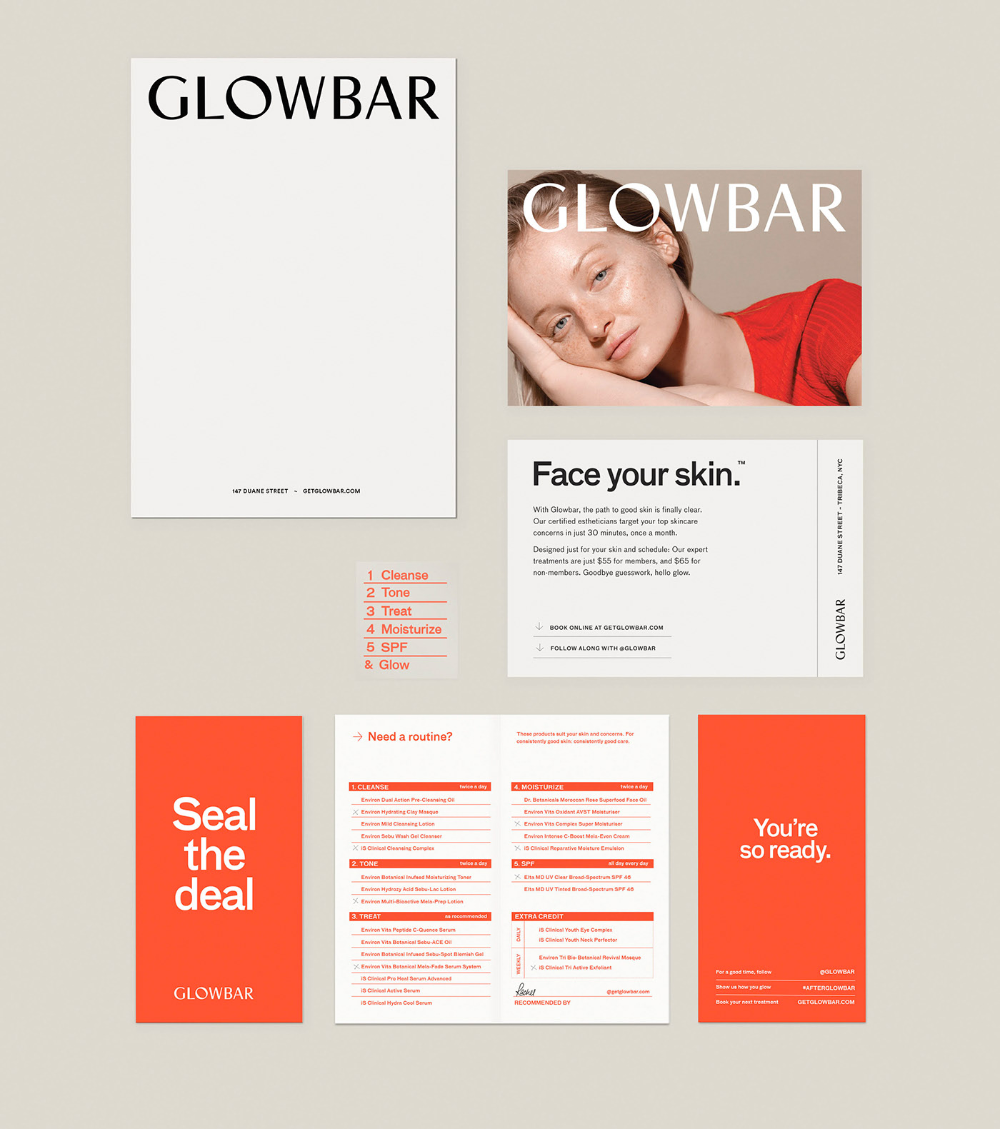 Glowbar護(hù)理店品牌形象設(shè)計(jì)
