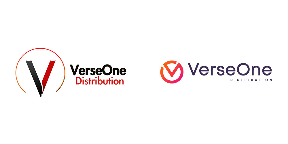 VerseOn 新舊品牌LOGO對比（左舊右新）