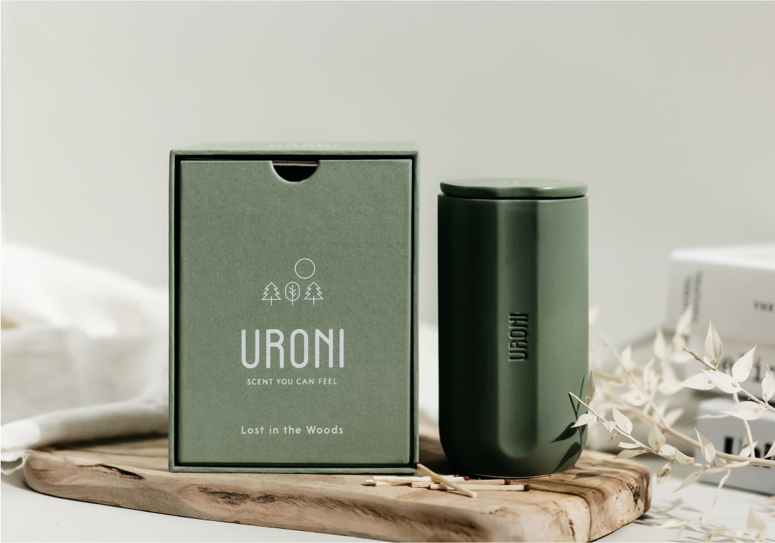 Uroni 天然香蠟品牌形象