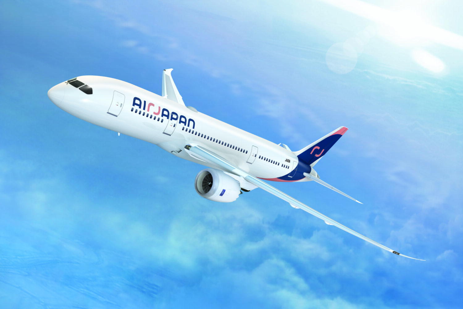 日本航空設(shè)計(jì)涂裝 B787 8