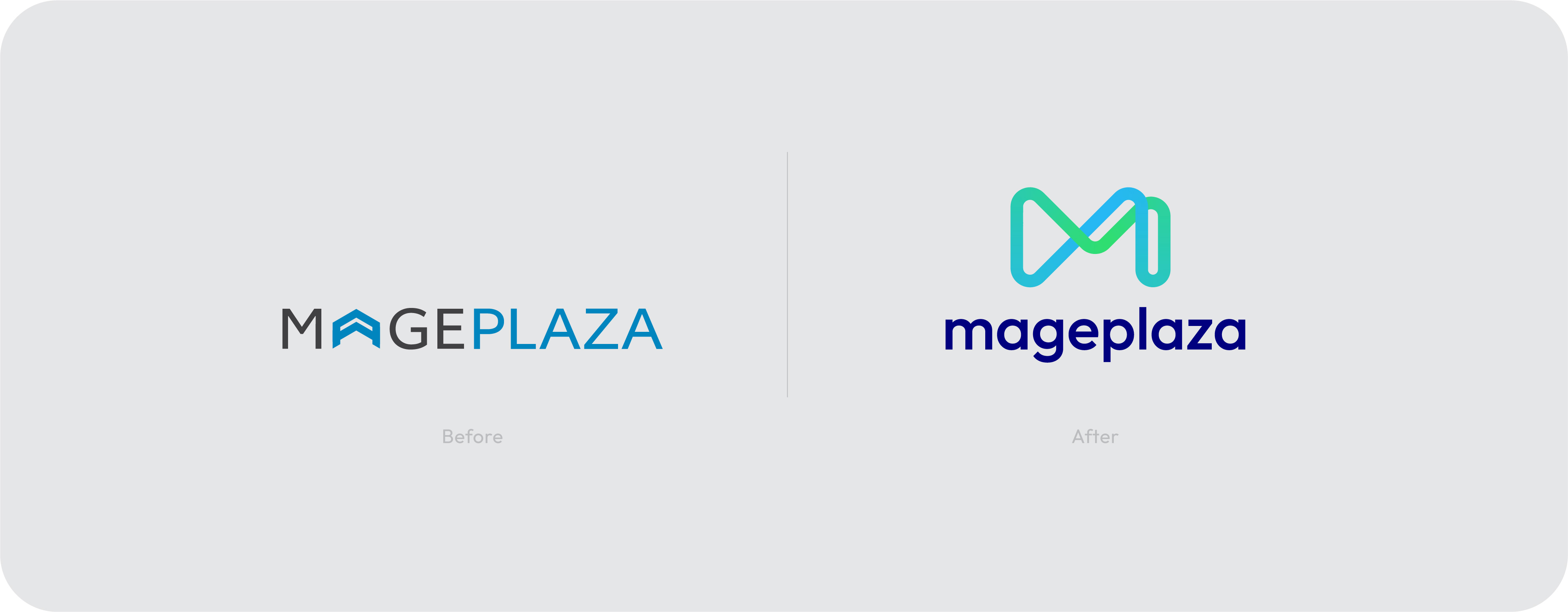 Mageplaza 品牌LOGO前后對比